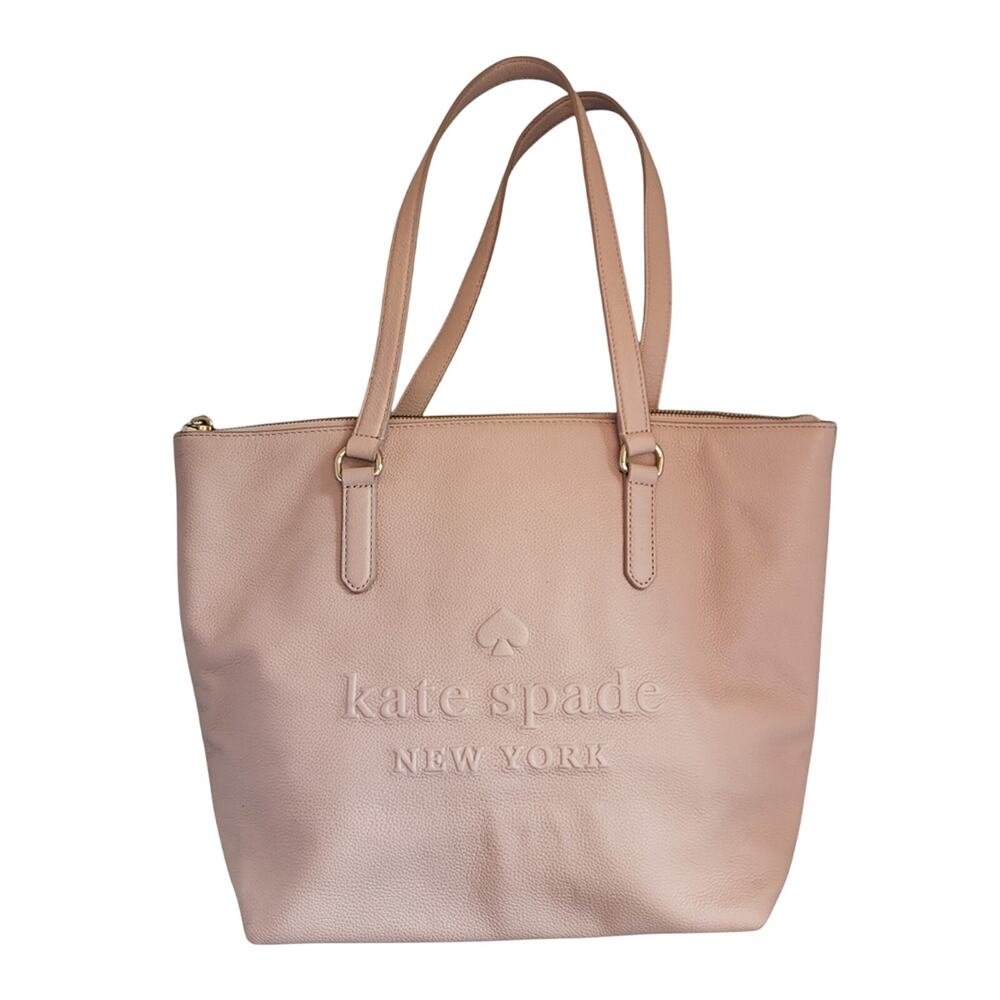 Kate Spade Blush Pink Tote Bag Leather EUC